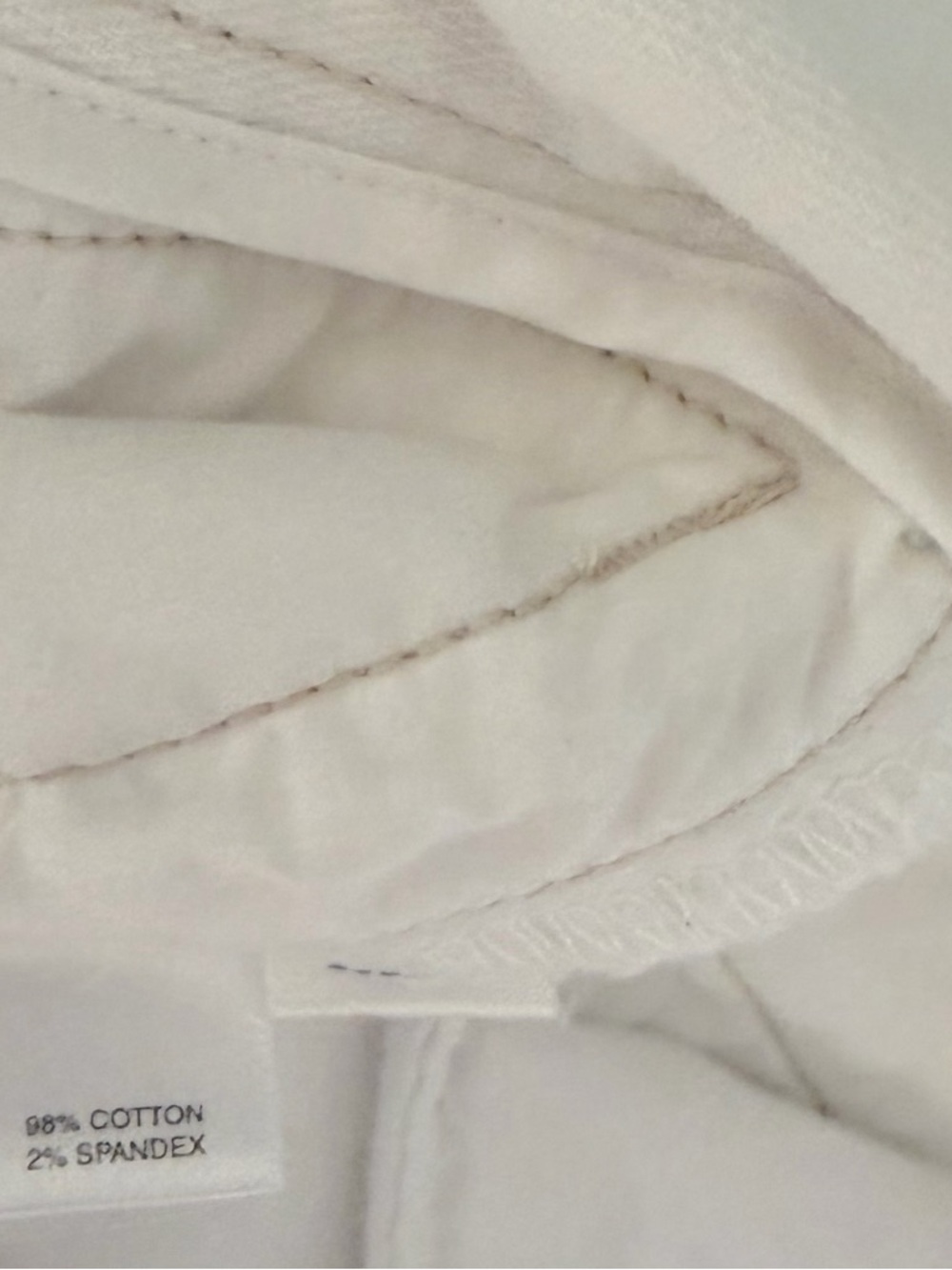 Ann Taylor White Cropped Wide Leg Pants Size 4 Stretch - Picture 7 of 11